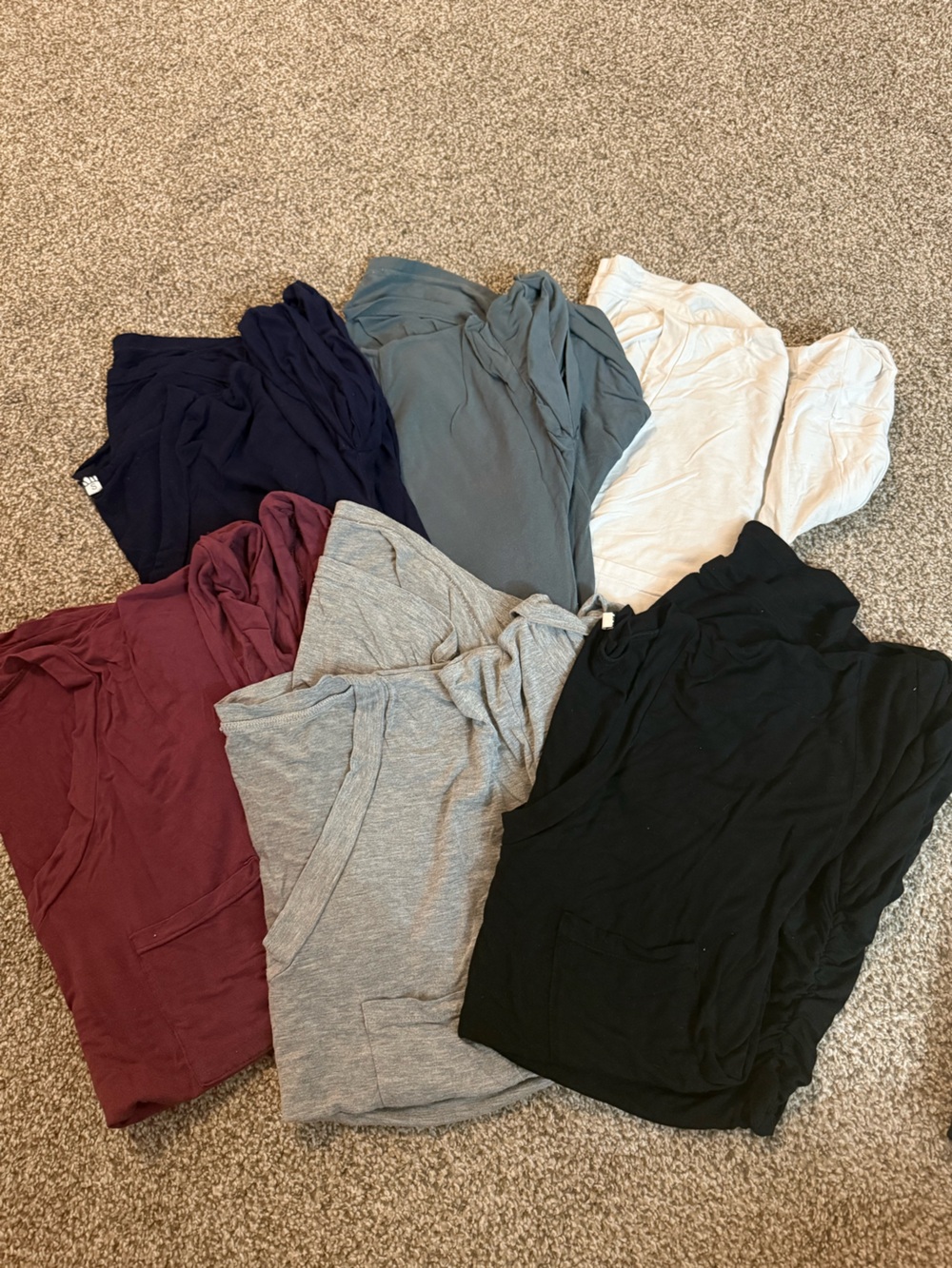 Lot of Assorted Lightweight Maternity Tops